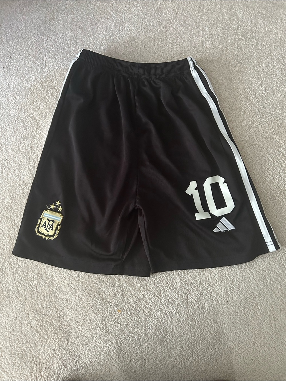 Lionel Messi adidas Argentina Youth Blue White Soccer Jersey - Picture 7 of 10